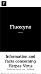 Mobile Screenshot of fluoxyne.com