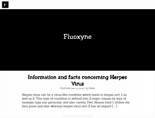 Tablet Screenshot of fluoxyne.com